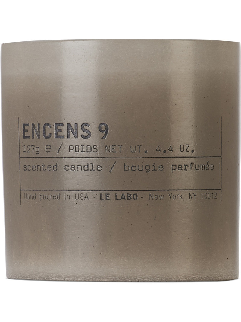Encens 9 Medium Concrete Candle, 127 g - 1