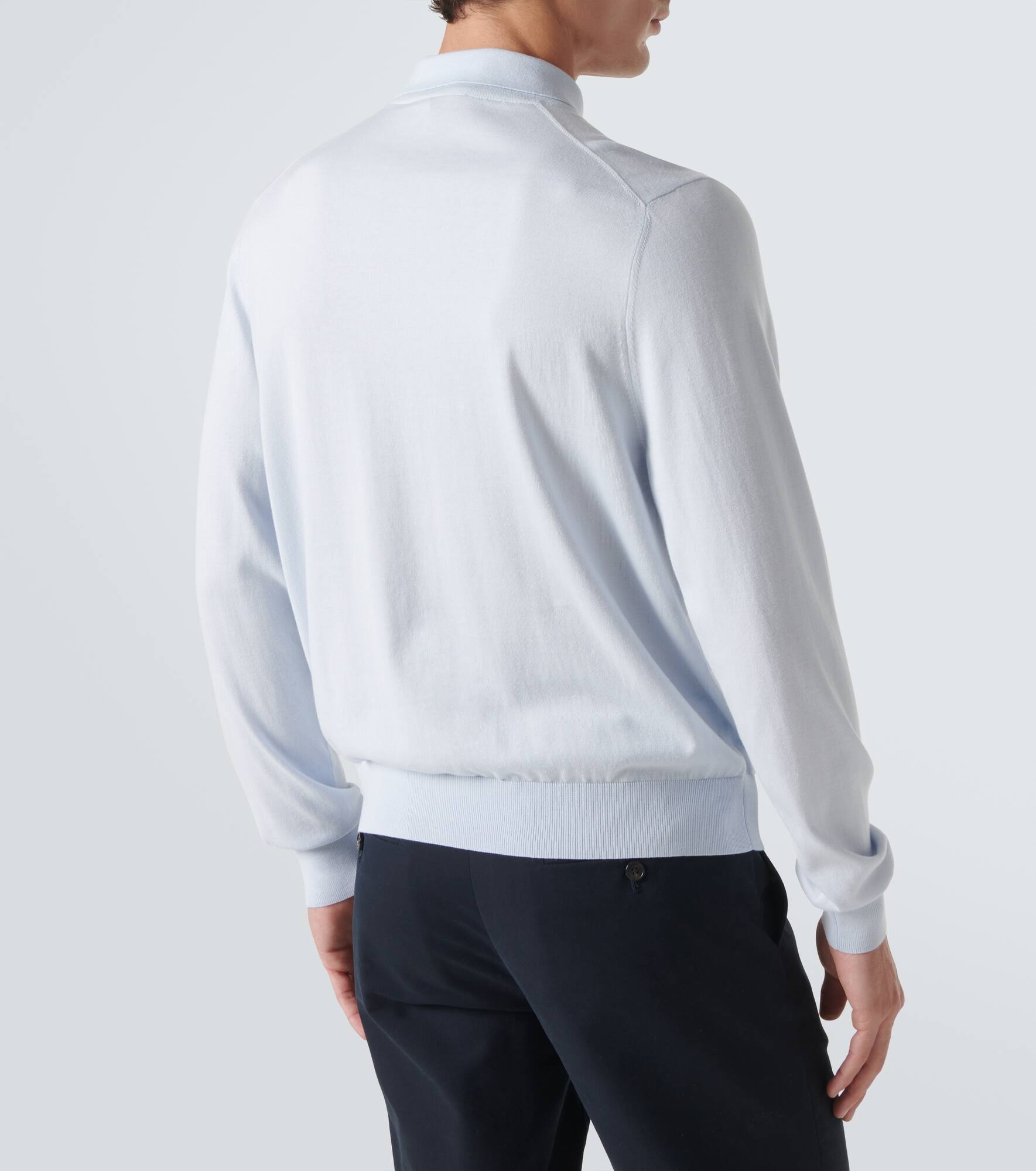 Loro Island cotton polo sweater - 4