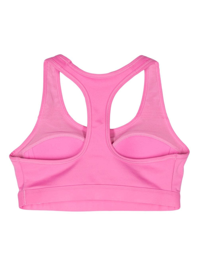 Nike Swoosh-print sports bra outlook