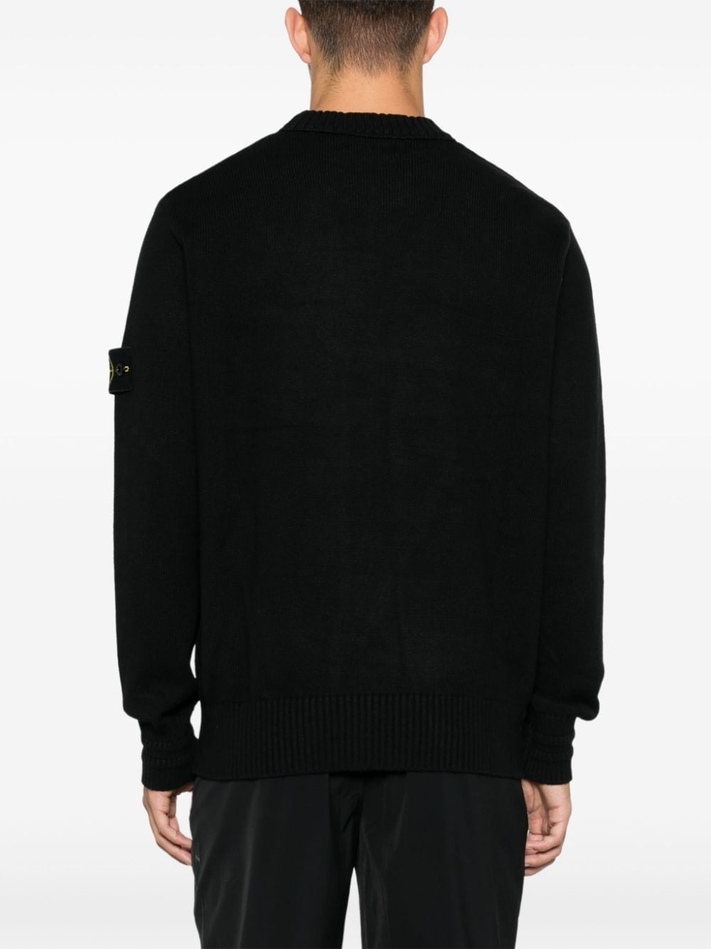 Compass-badge sweater - 4
