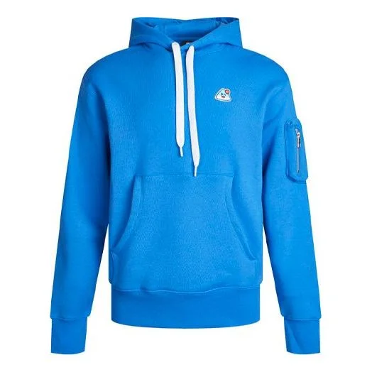 Nike Men's Sportswear Airmoji Ft W Cartoon Patch Sports Hooded Sweater For Blue DA8738-403 - 1
