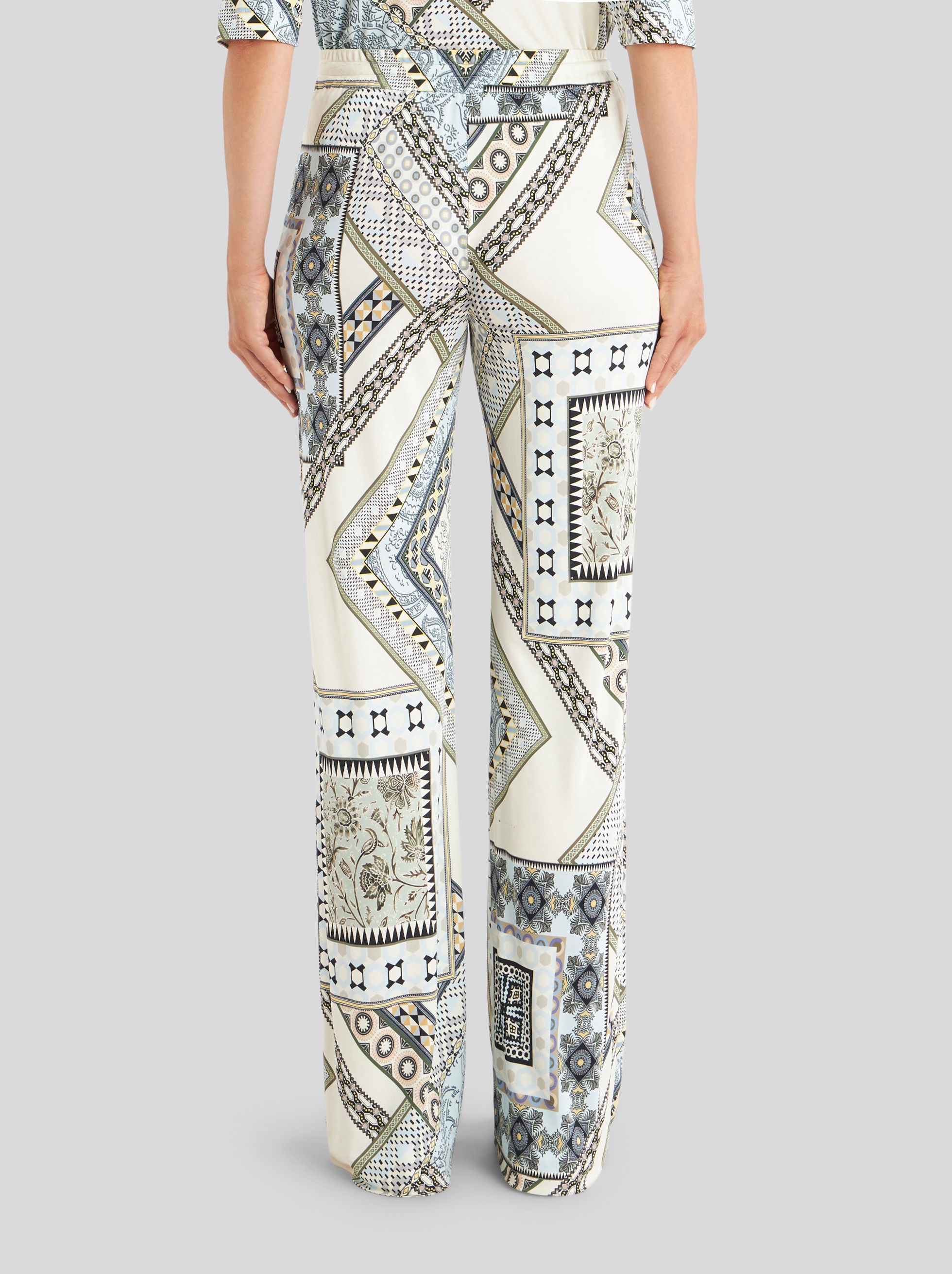 JOGGING TROUSERS WITH PATCHWORK PATTERN - 4