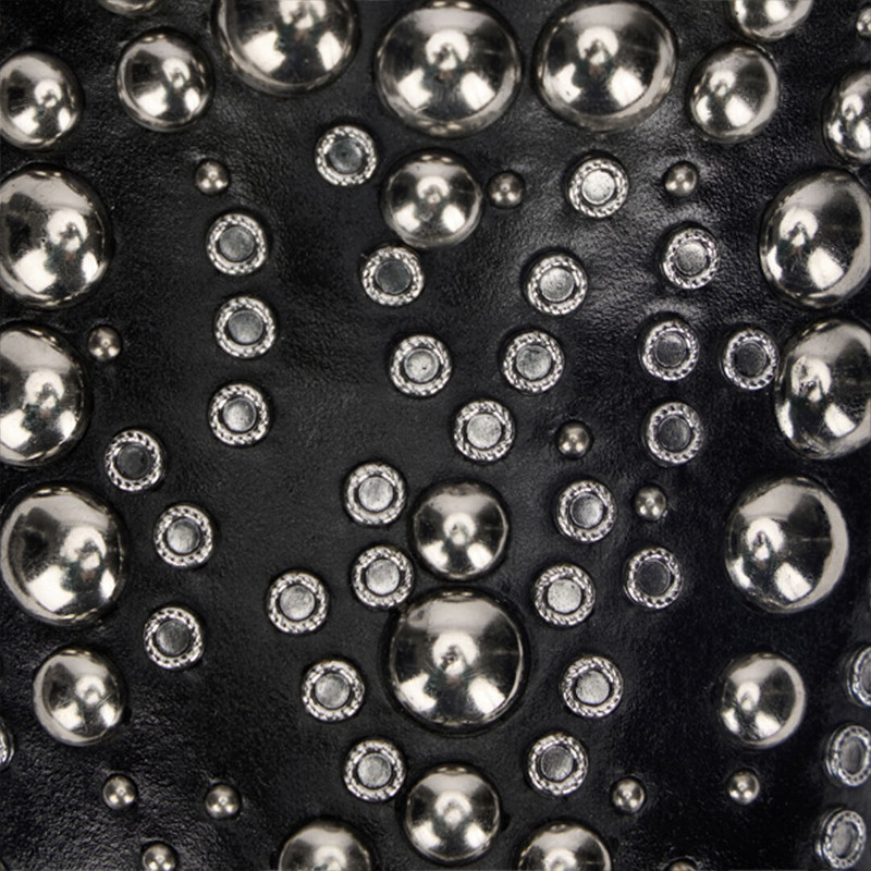 Lace-Up Loafers With Studs 4