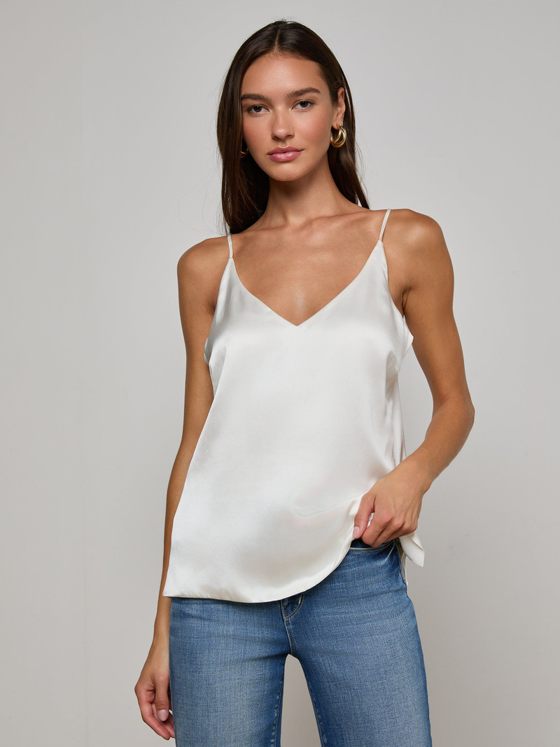 L'AGENCE Gabriella Silk Camisole outlook