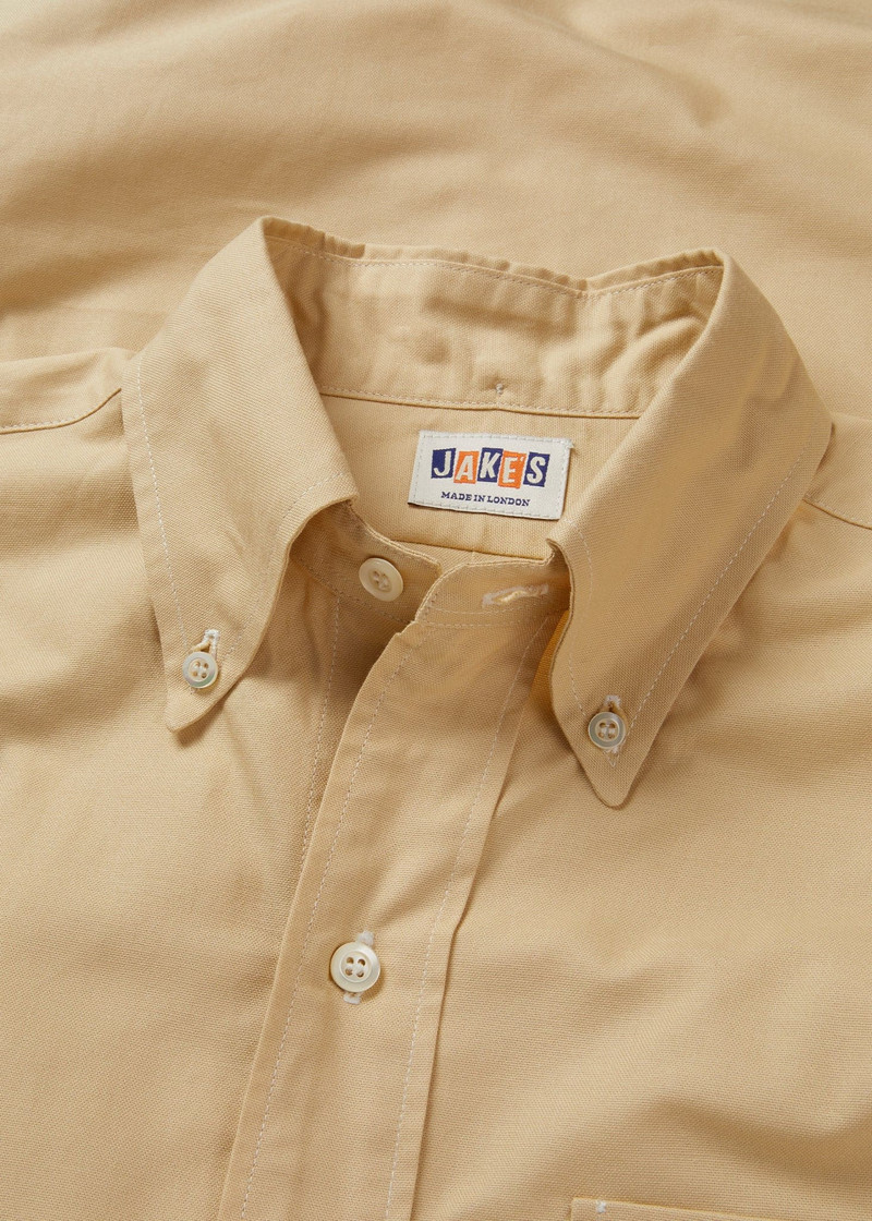 Men's Jakes Shirts Oxford Shirt Yellow 3