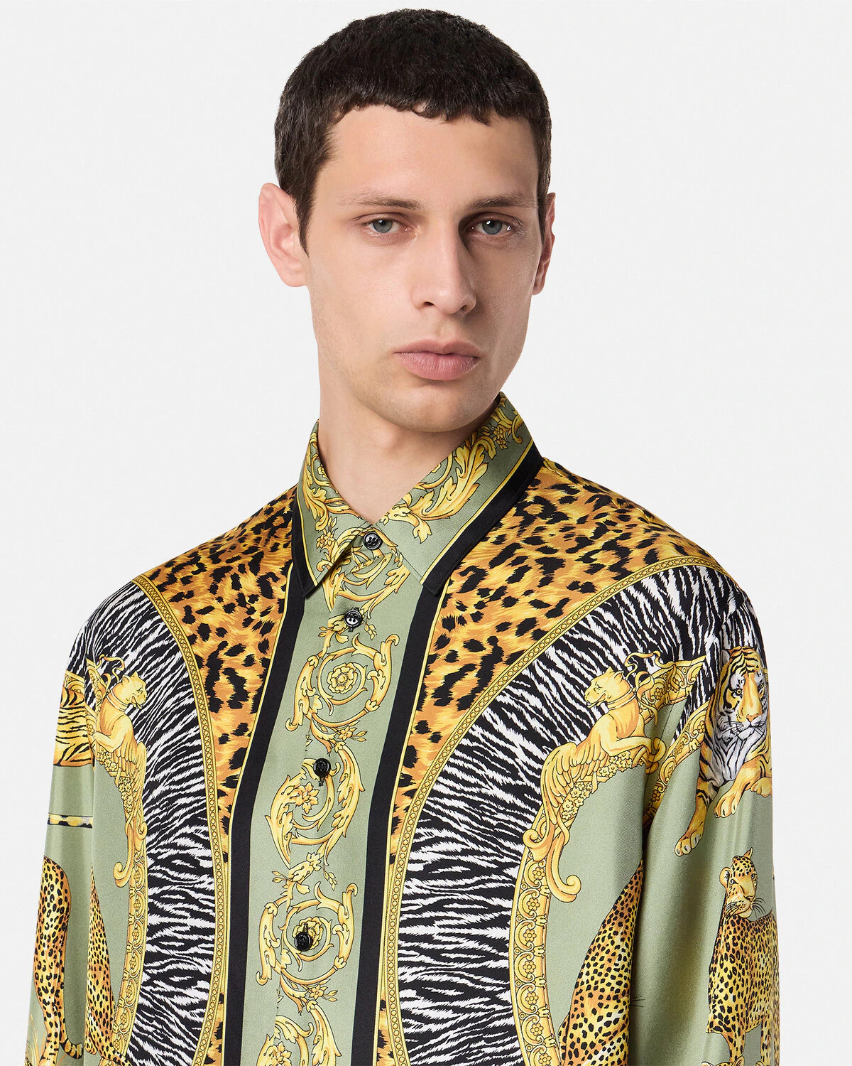 Wild Cats Silk Shirt - 3