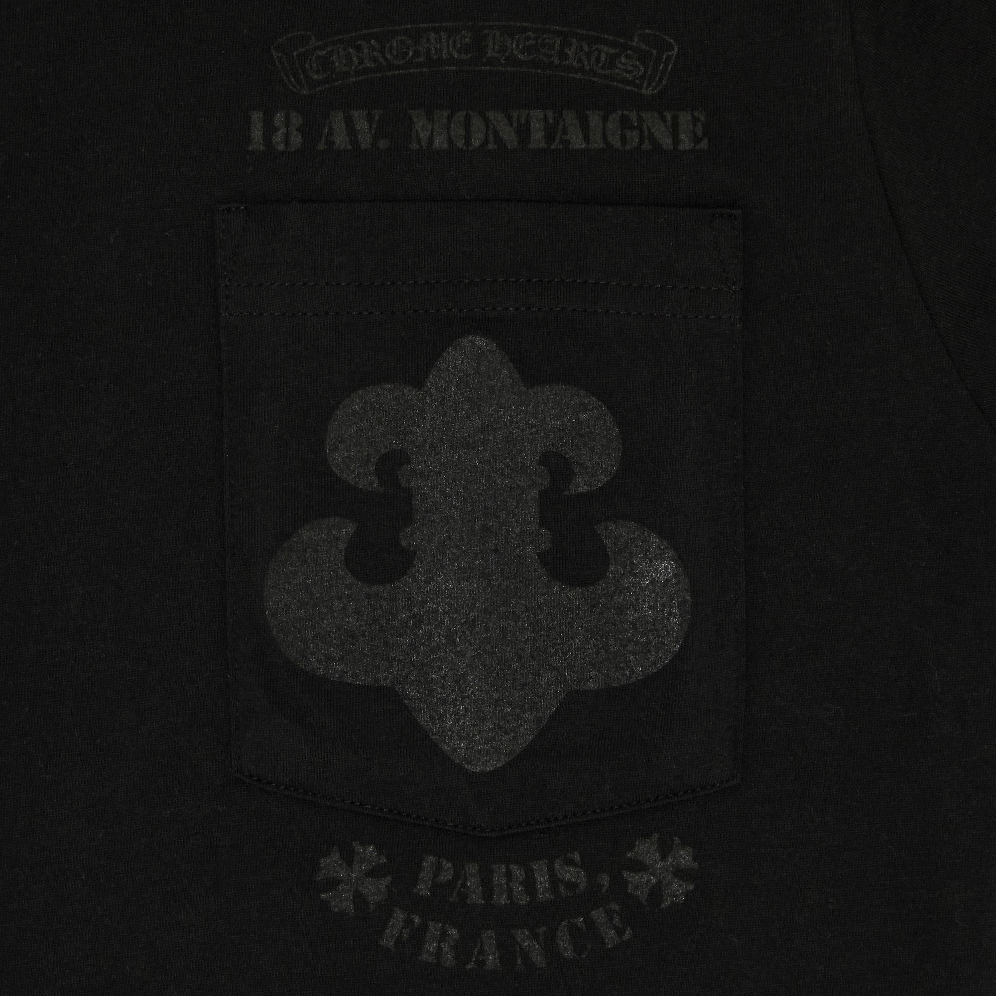 Chrome Hearts Paris Exclusive Long-Sleeve T-Shirt 'Black' - 3