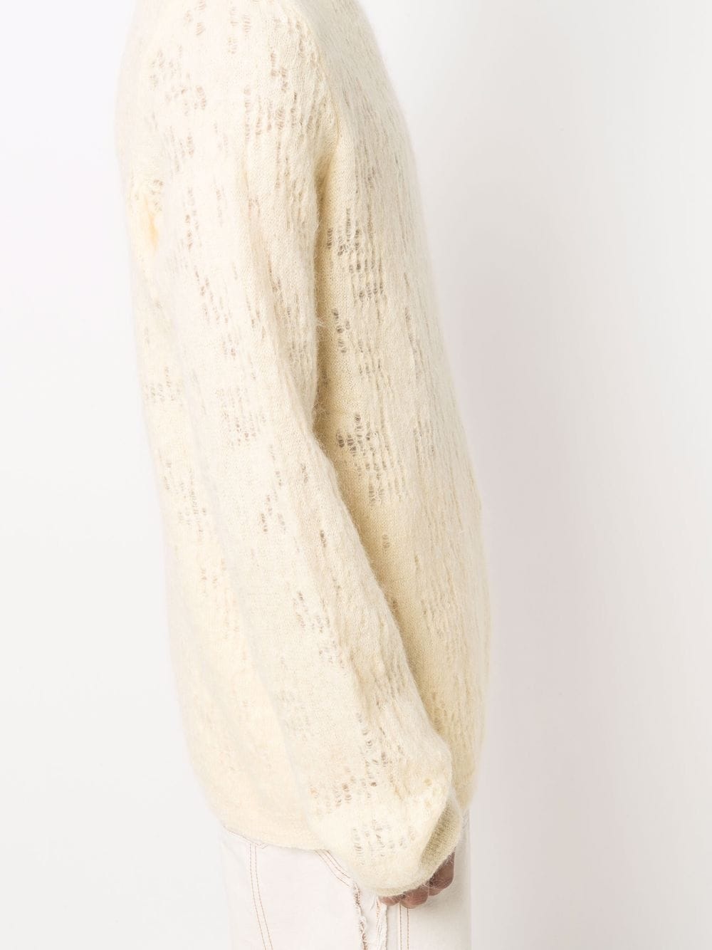 textured roll-neck jumper - 5