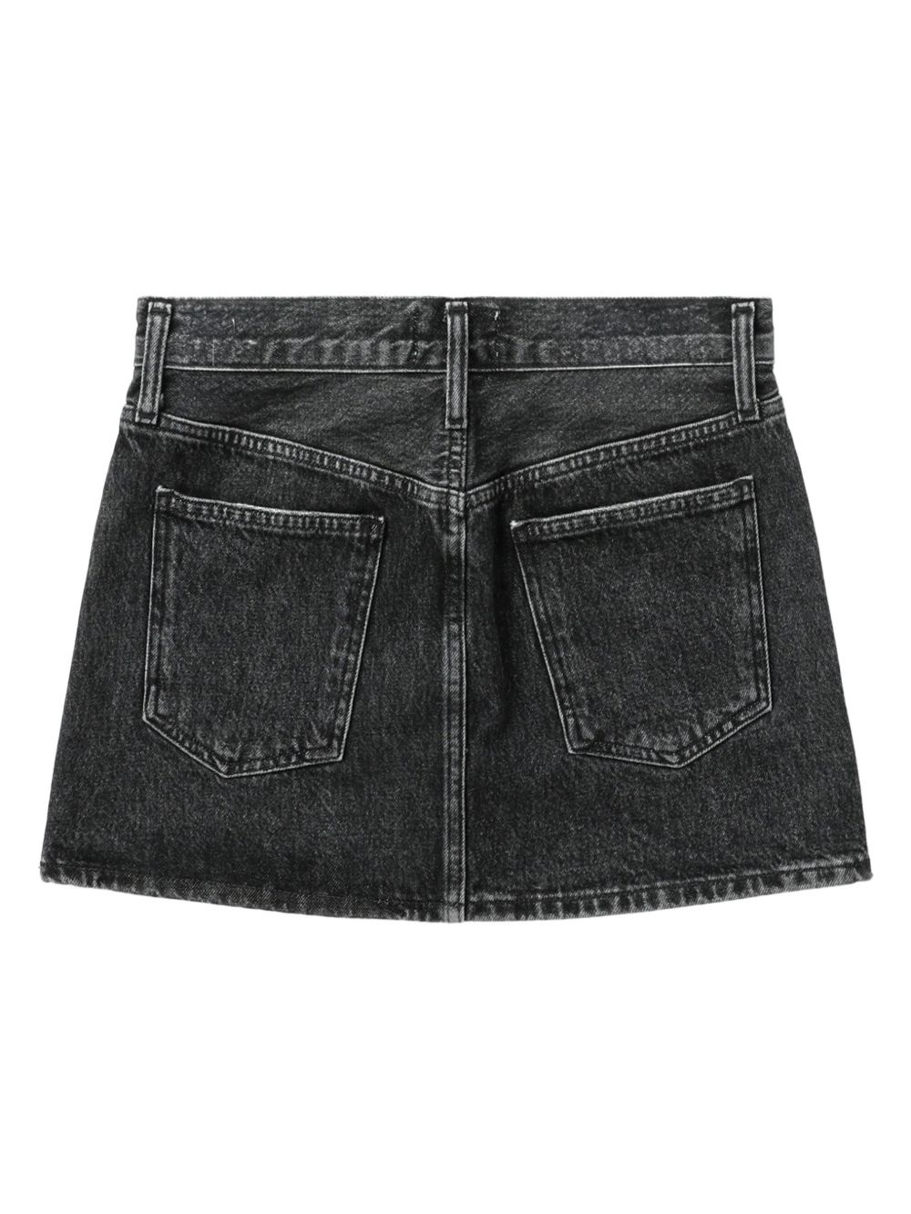 denim mini skirt - 6