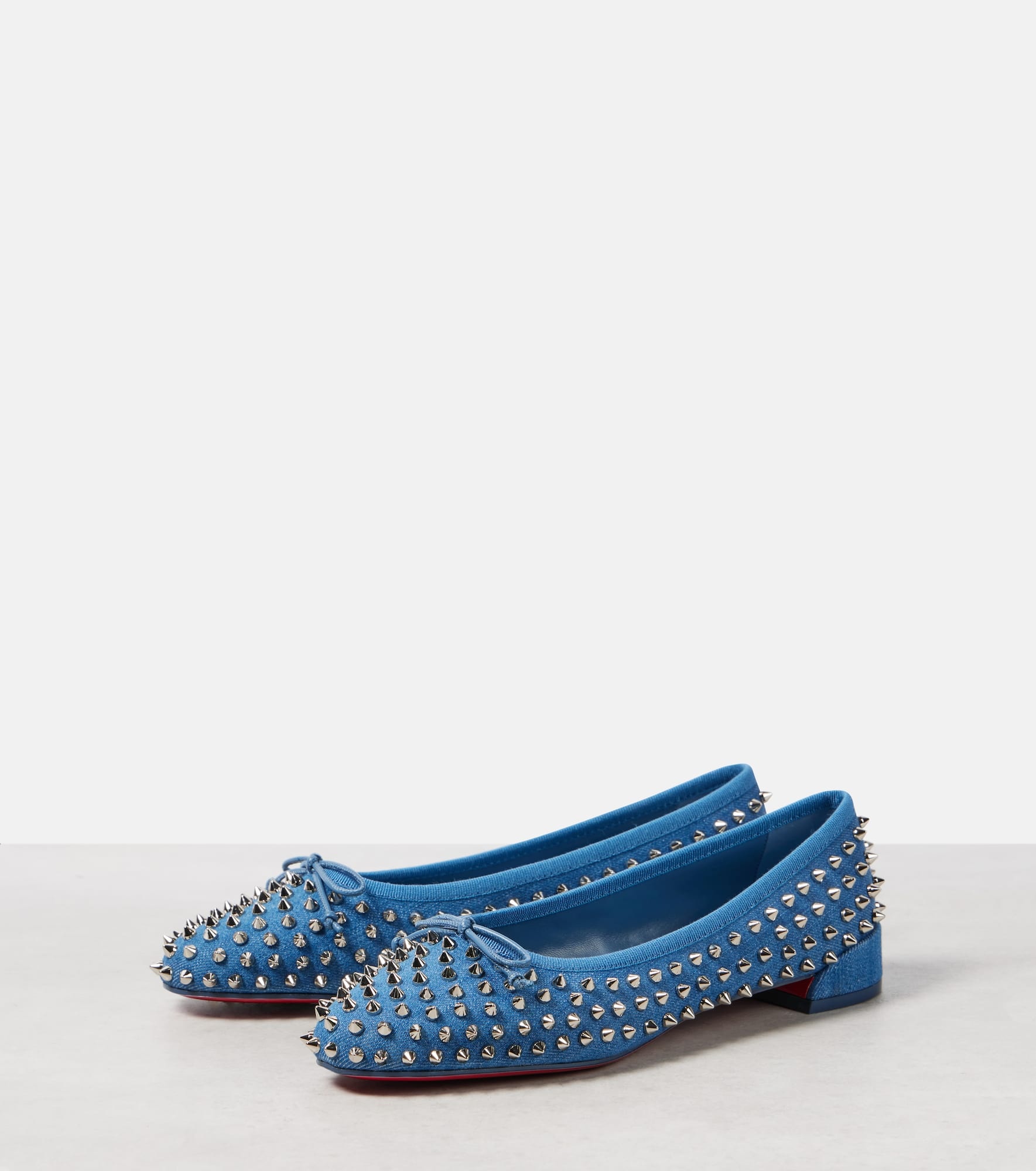 Sweetie Jane Spikes denim ballet flats - 5