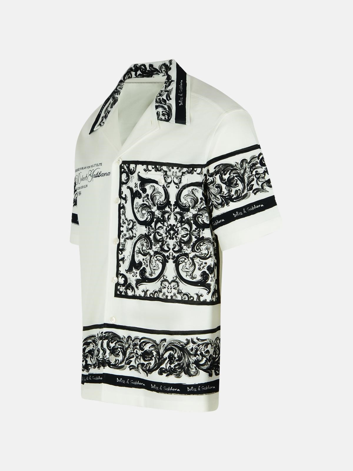 WHITE COTTON SHIRT - 2