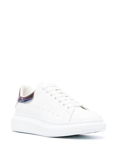 Alexander McQueen oversized leather sneakers outlook