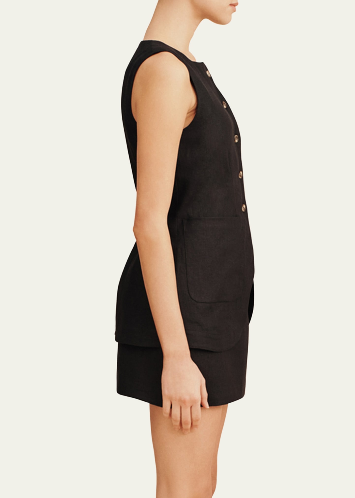 Emma Linen Vest - 4
