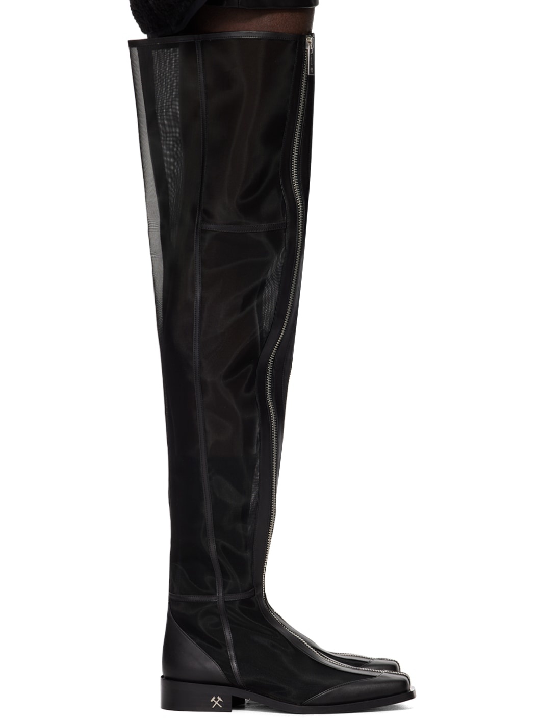 Black Adem Overknee Boots - 1