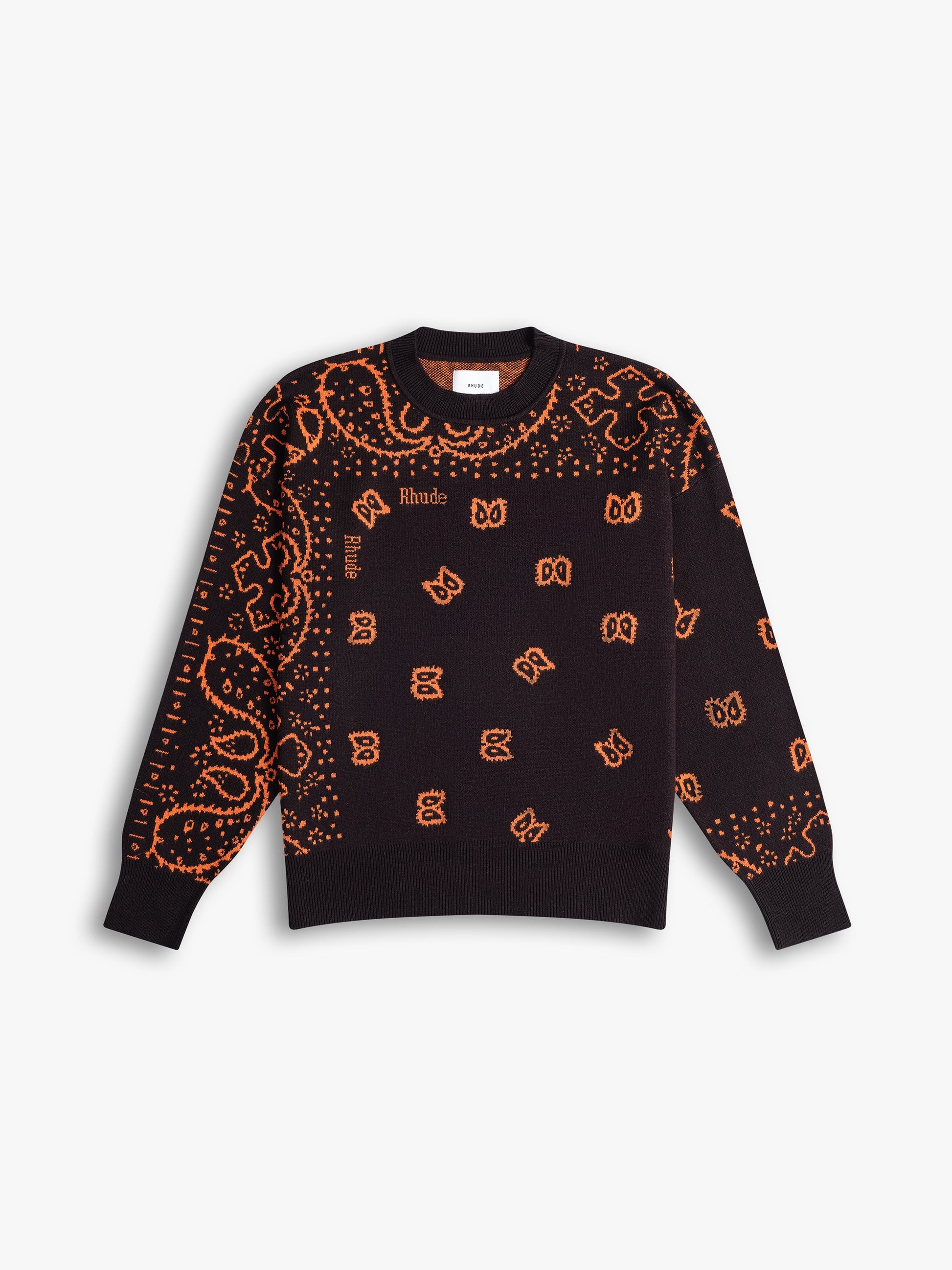 BANDANA KNIT CREWNECK - 1