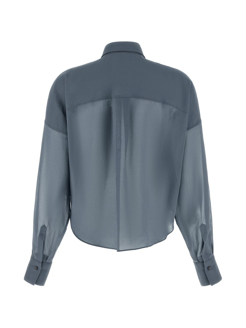 Brunello Cucinelli Monili taffeta shirt outlook