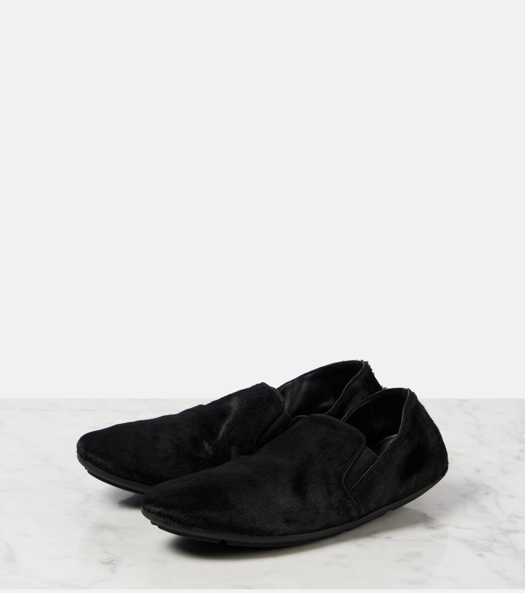 Vincit pony hair slip-on shoes - 4