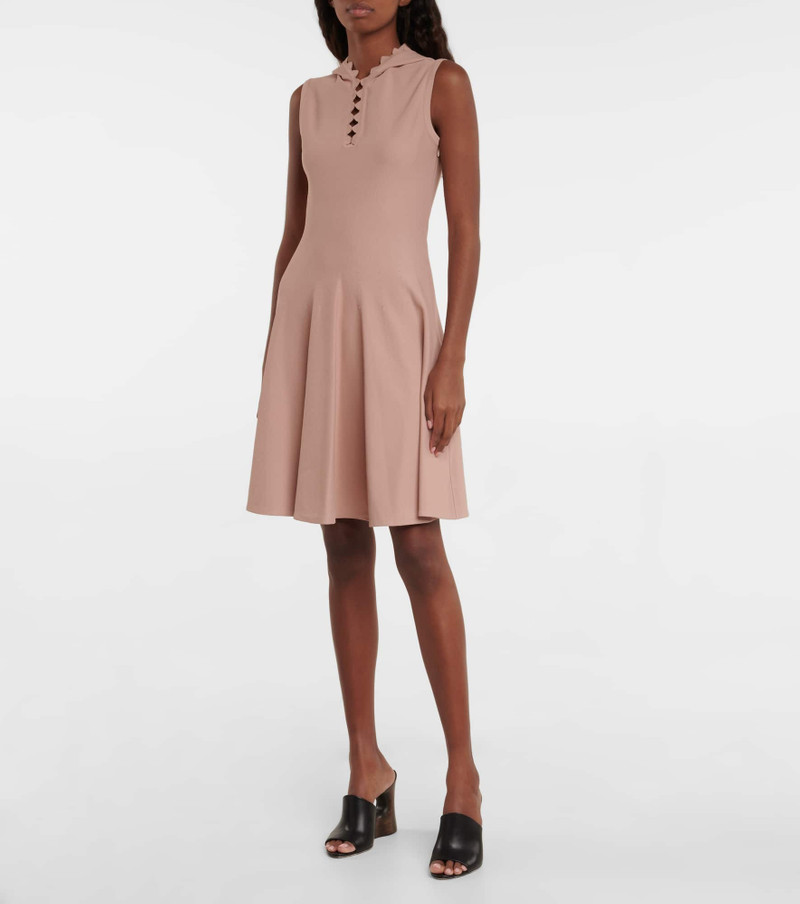 Alaïa Hooded knit minidress outlook