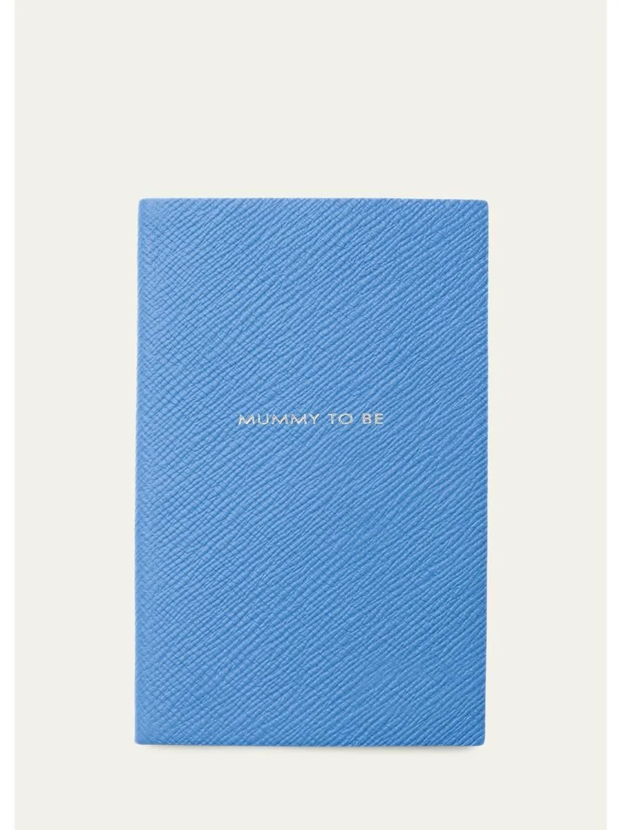 "Mummy to Be" Panama Leather Pocket Notebook - 1