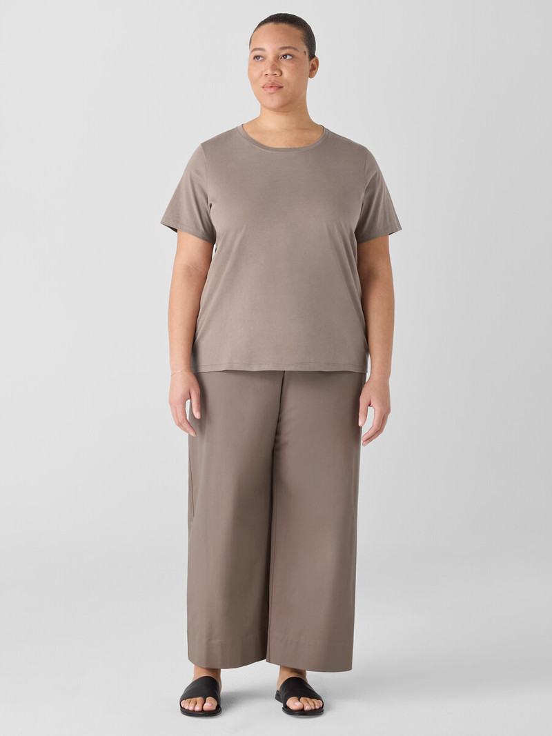 Organic Pima Cotton Jersey Round Neck Tee 6
