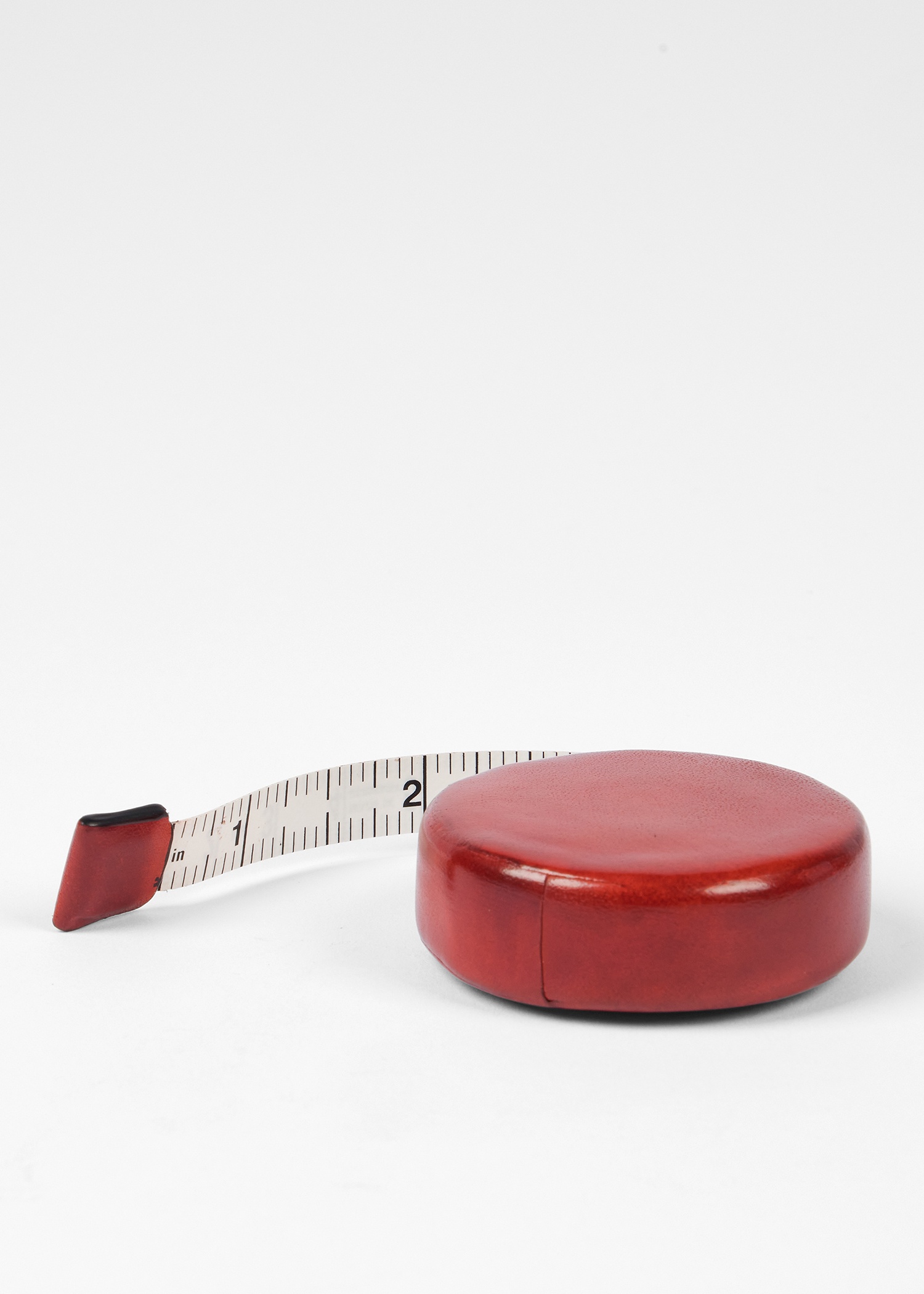 Il Bussetto for Paul Smith - Coral Red Leather Tape Measure - 4