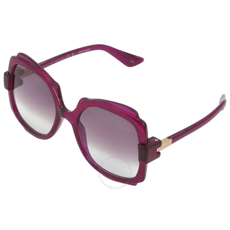 Gucci Violet Gradient Irregular Ladies Sunglasses GG1431S 003 57 - 5