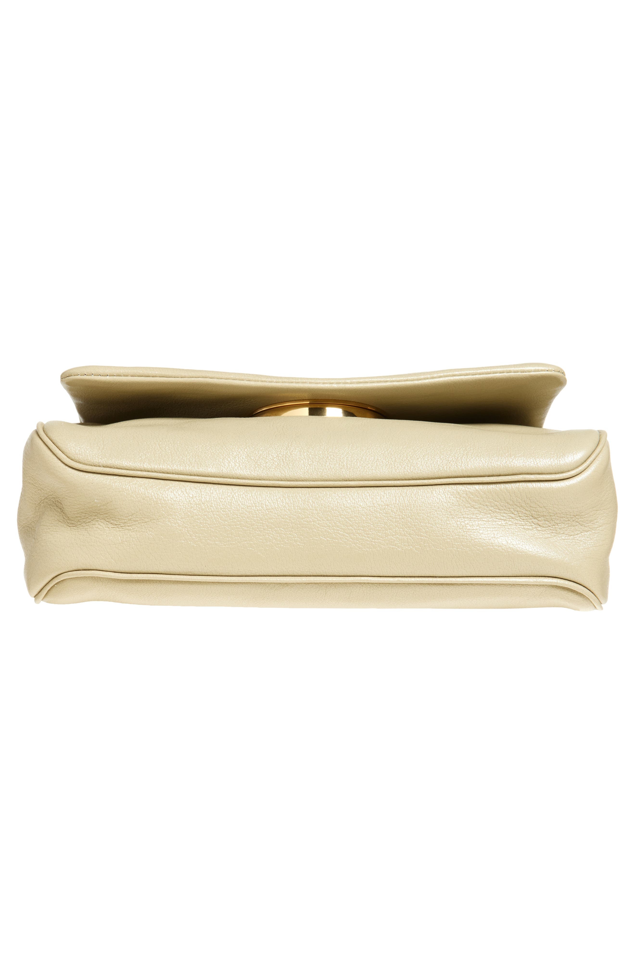 Chloé Heritage Leather Shoulder Bag in Smoky Beige at Nordstrom - 7