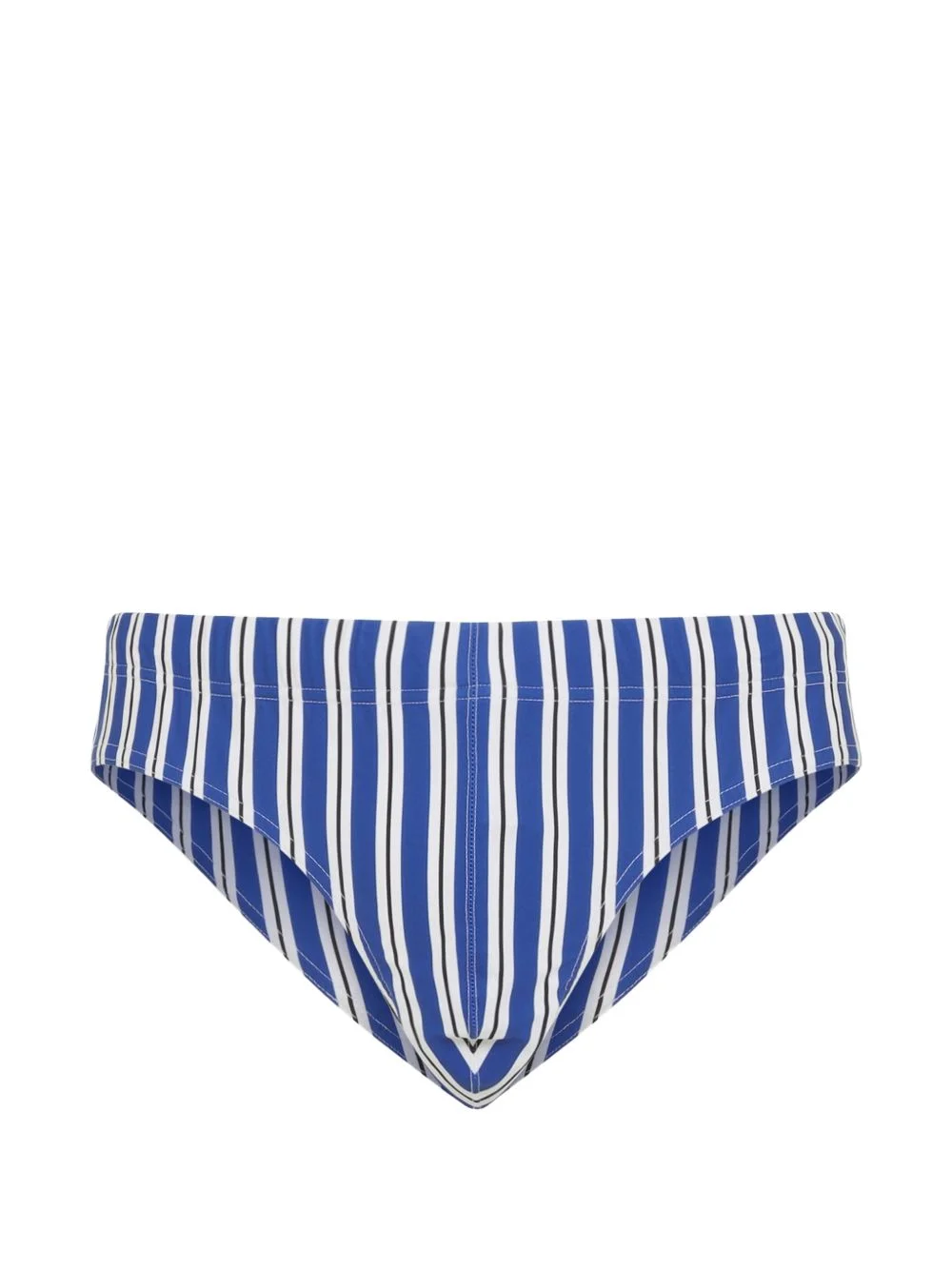 striped swim briefs - 1
