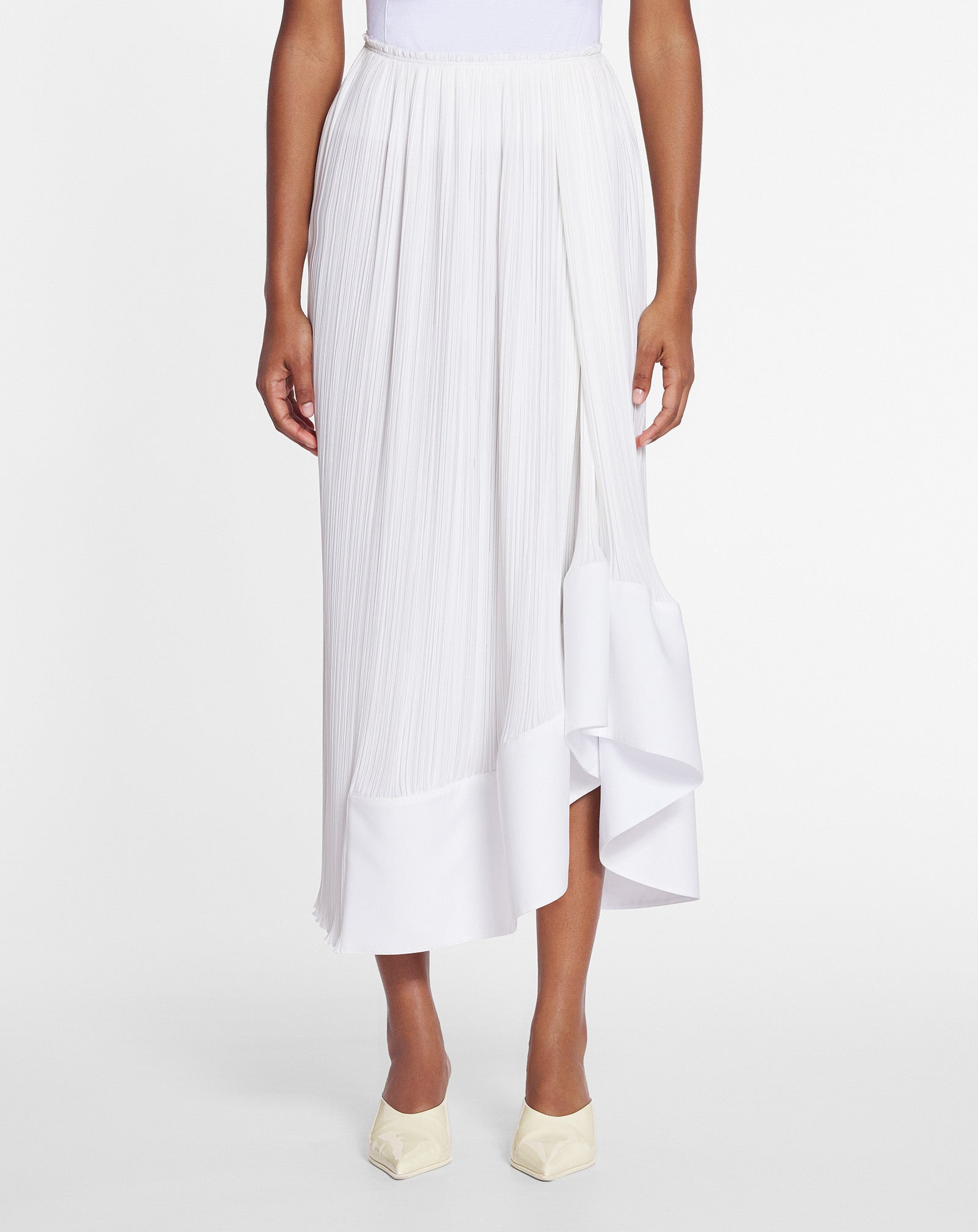 PLEATED MIDI SKIRT - 3