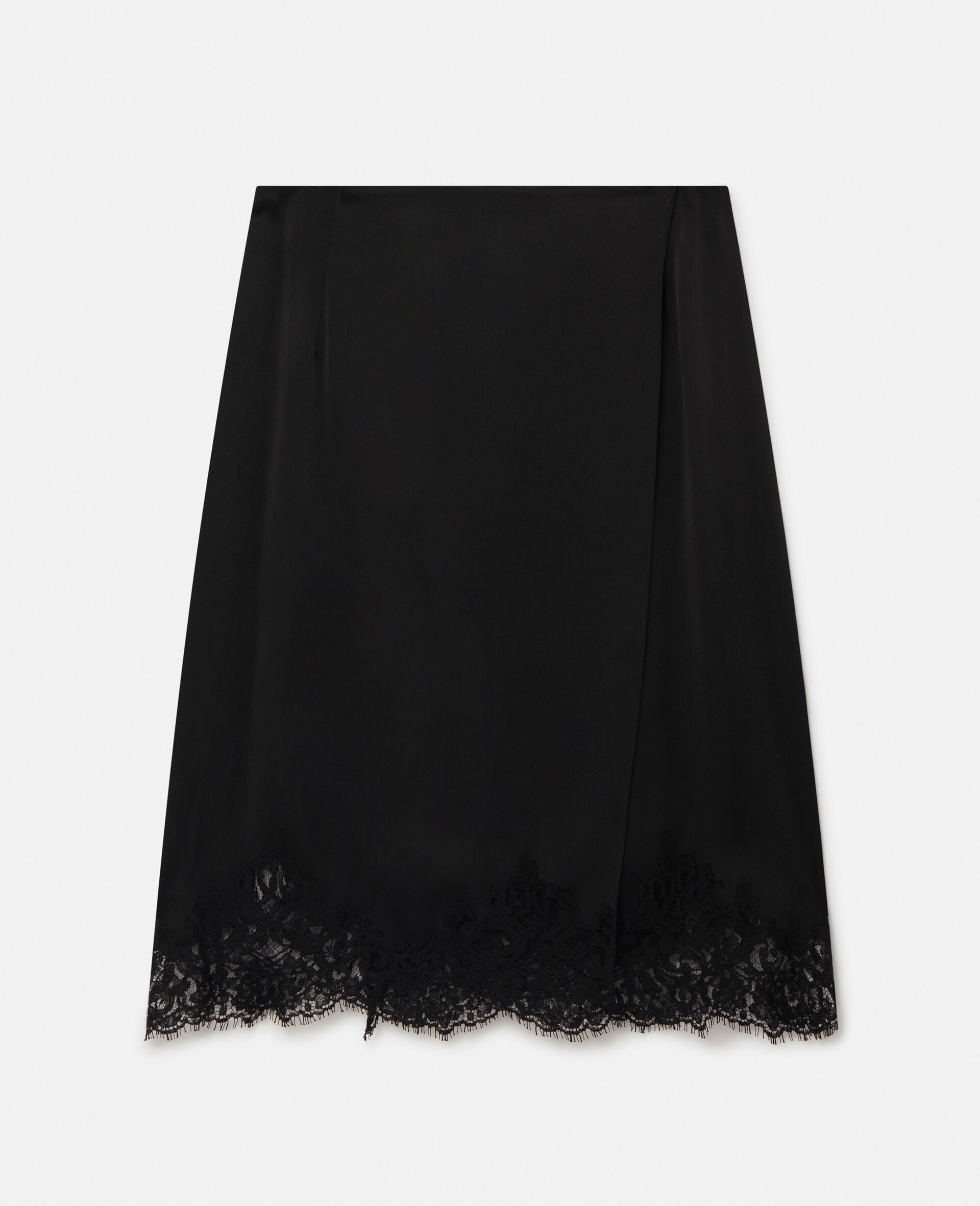 Guipure Lace Trim Skirt - 1