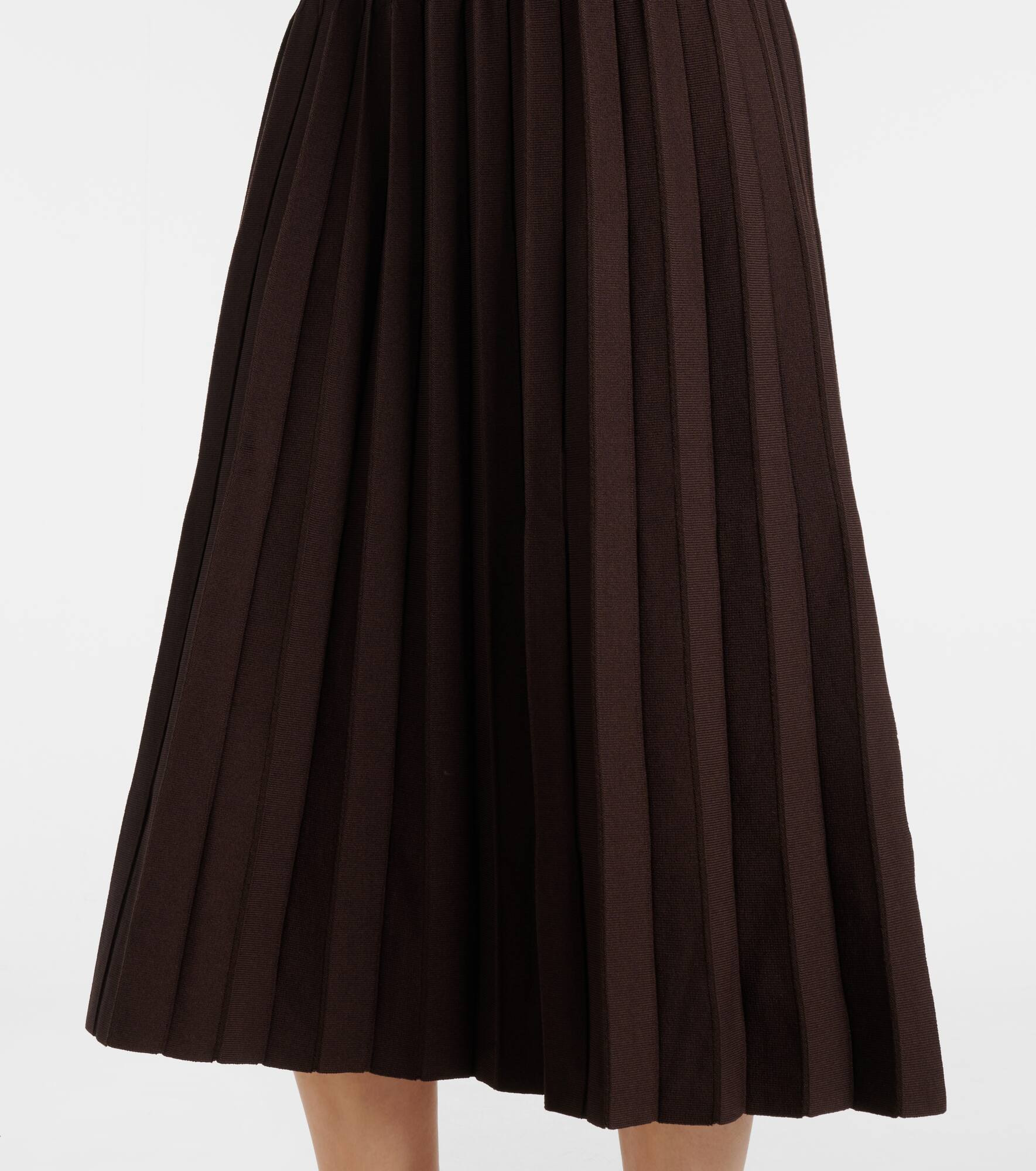 Ellison pleated knitted midi dress - 5