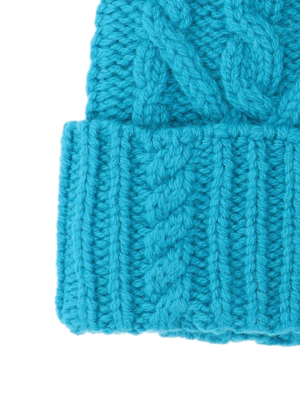 cable-knit beanie - 3