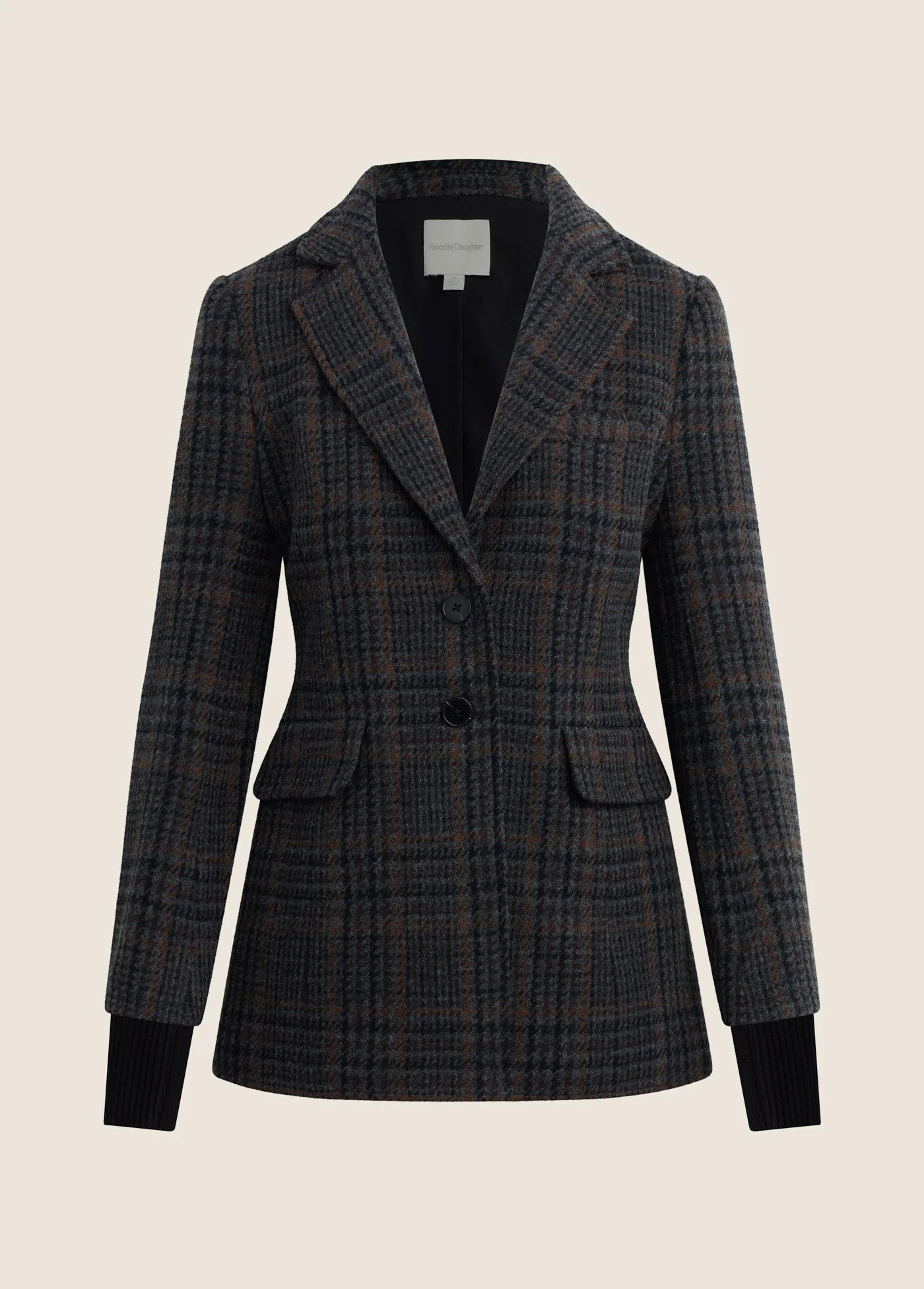 THE PLAID CITY BLAZER - 1