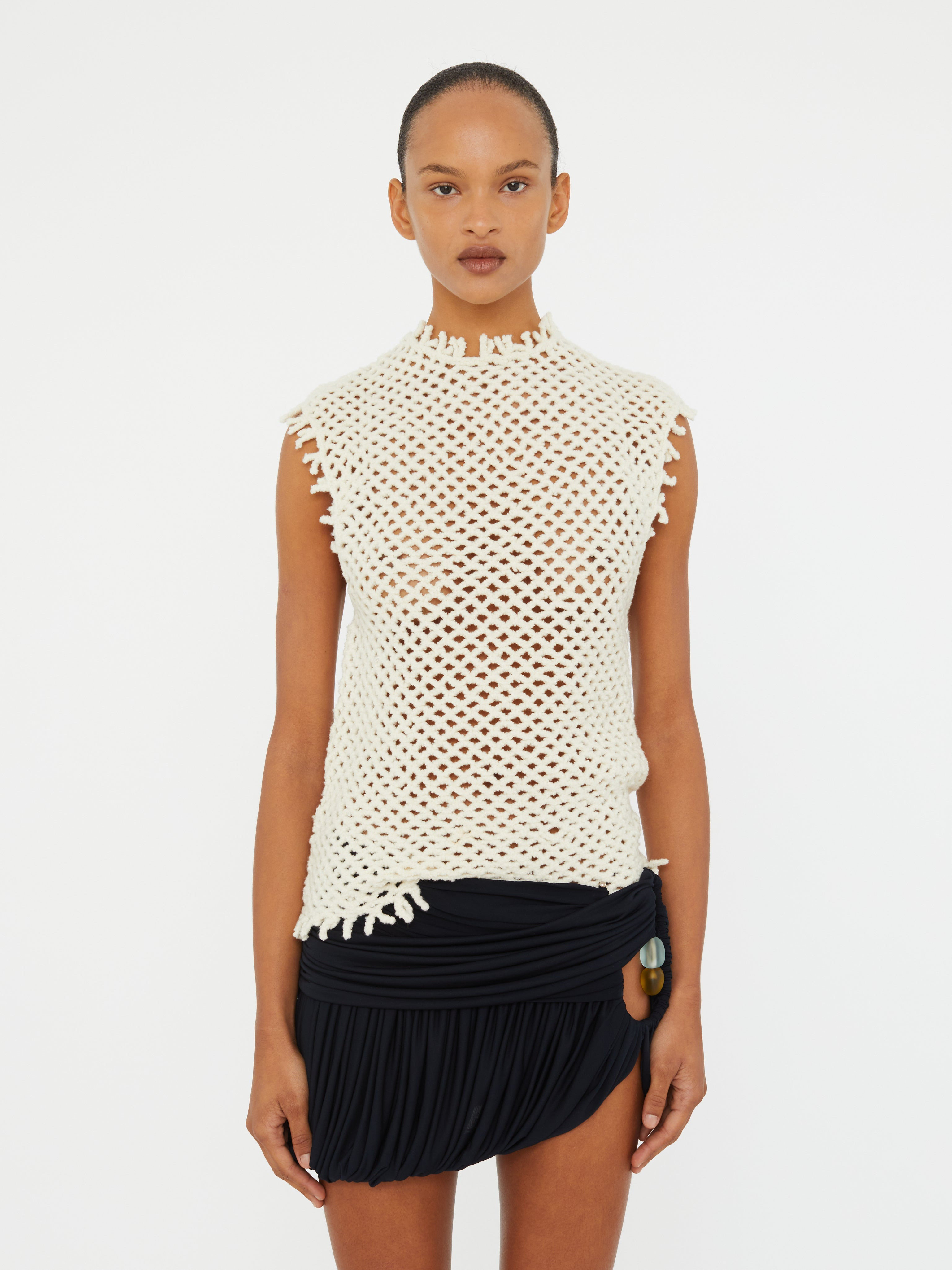 Beach Glass Bubble Mini Skirt - 3