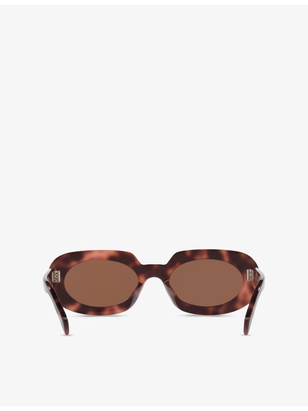 CL000474 BOLD 3 DOTS CL40276U Irregular-Frame Tortoise Acetate Sunglasses - 4