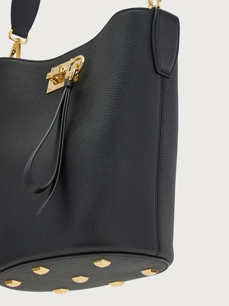 FERRAGAMO STUDIO BUCKET BAG - 7