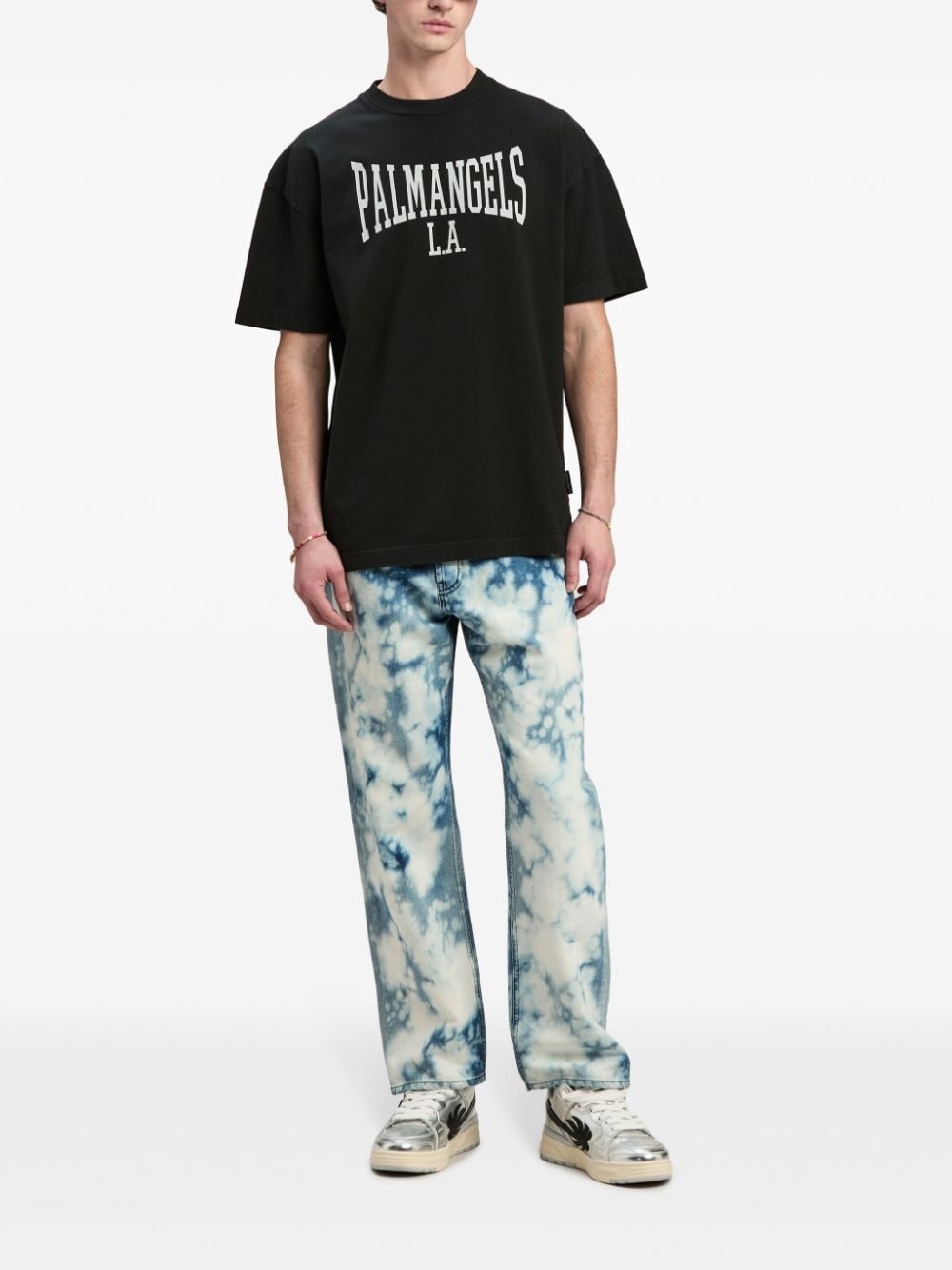 logo-print cotton T-shirt - 2