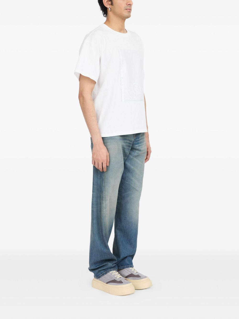 graphic-panelled T-shirt - 3