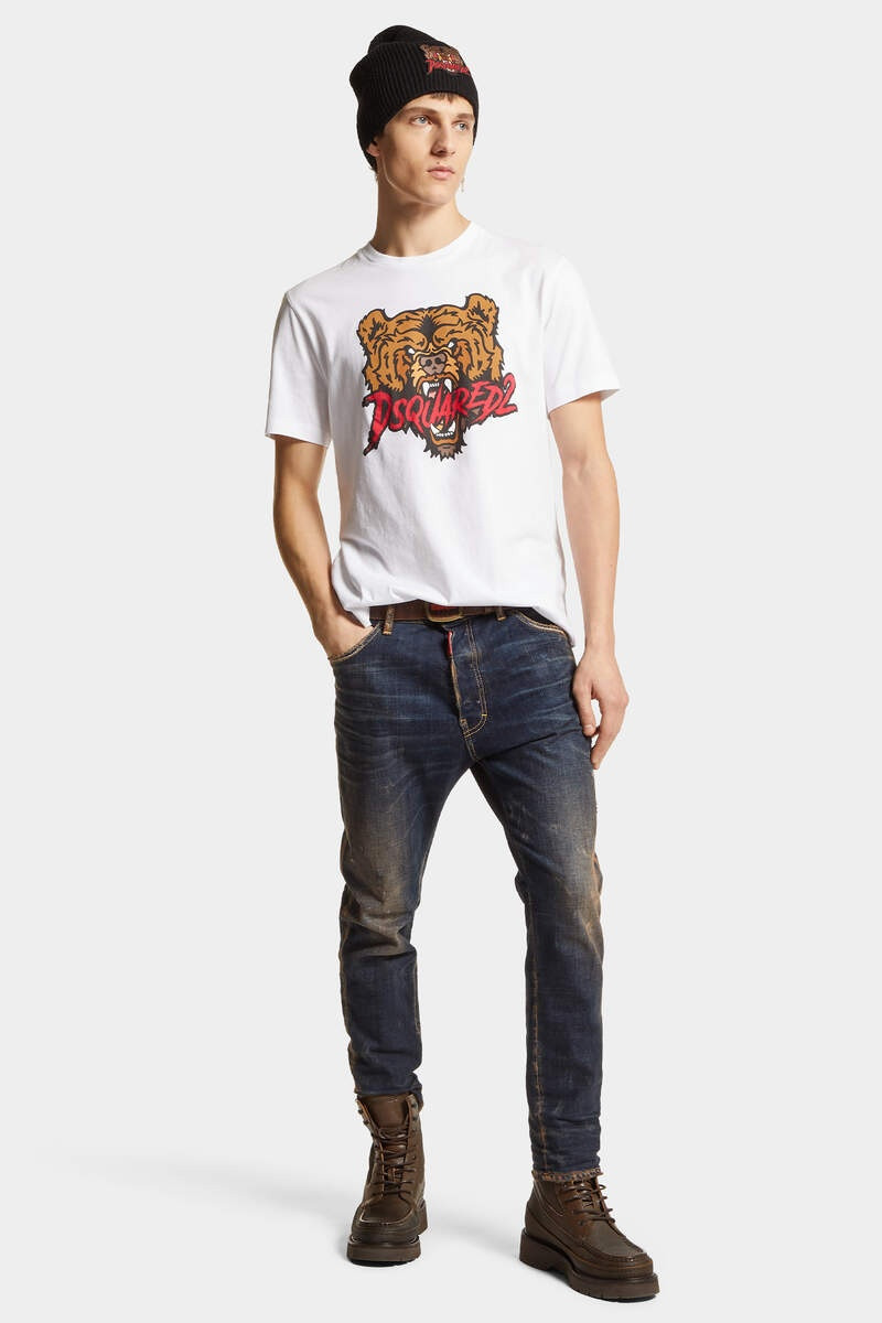 BEAR WHITE COOL FIT T-SHIRT 6