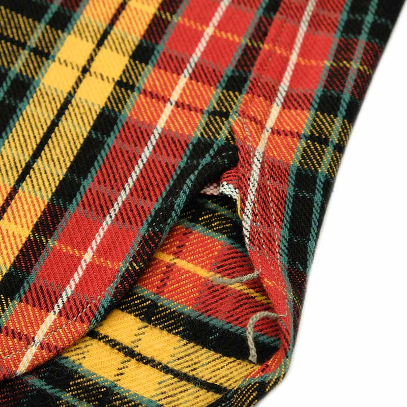 Lot.3022 FLANNEL SHIRTS WITH CHINSTRAP - F-Pattern - ONE WASH - WH-3022F24 6