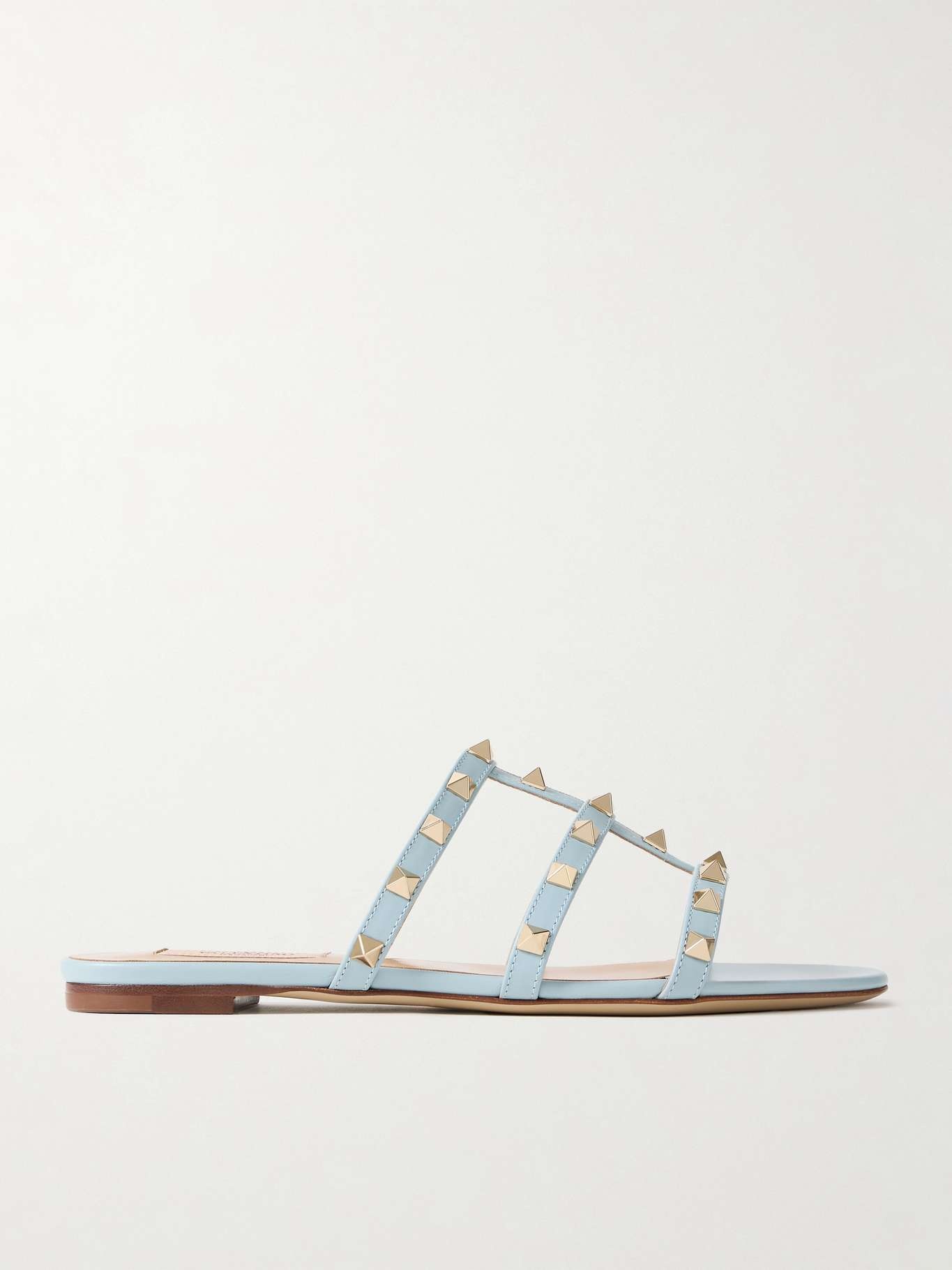 Rockstud leather sandals - 1