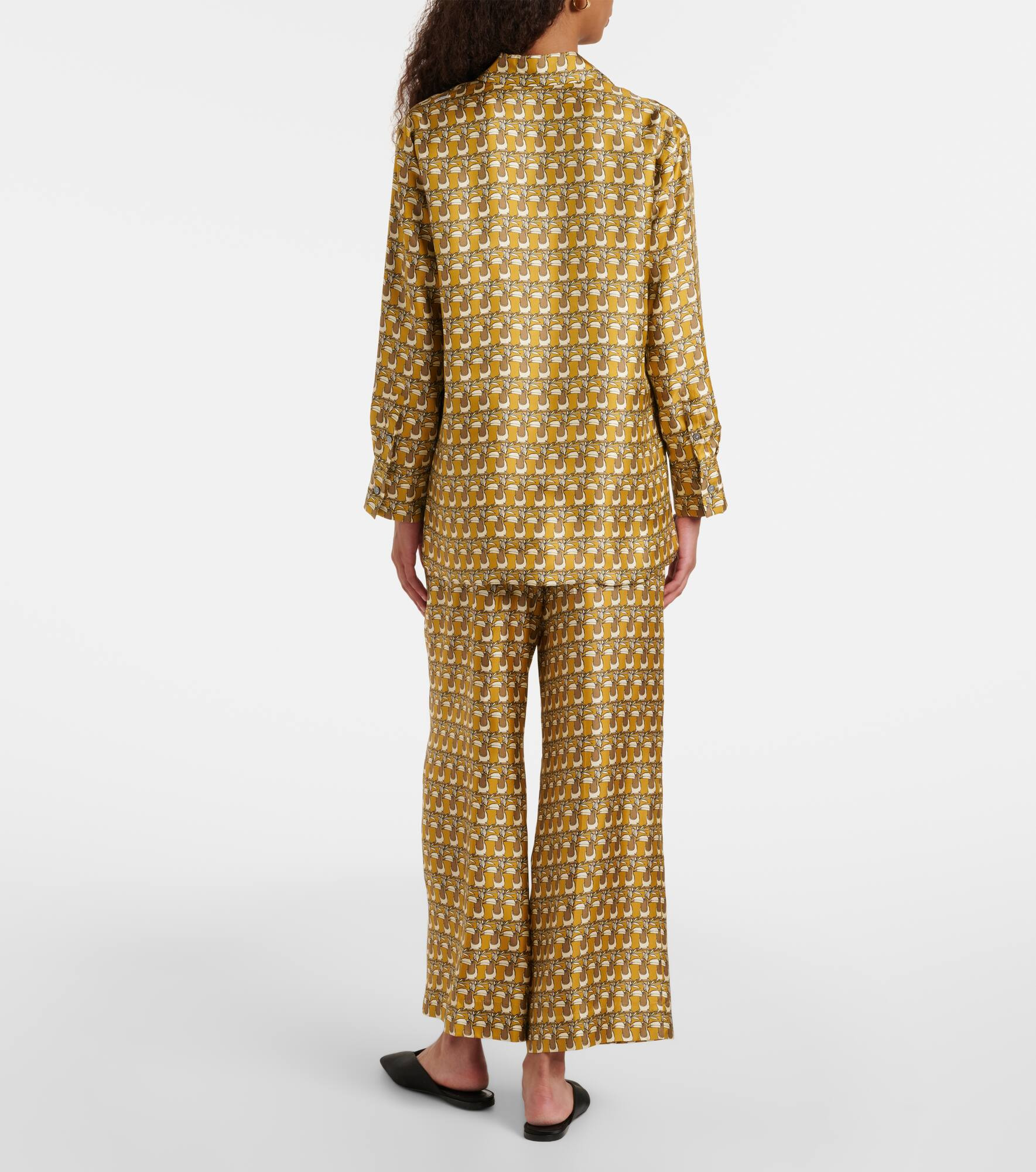 Printed reversible silk shirt - 3