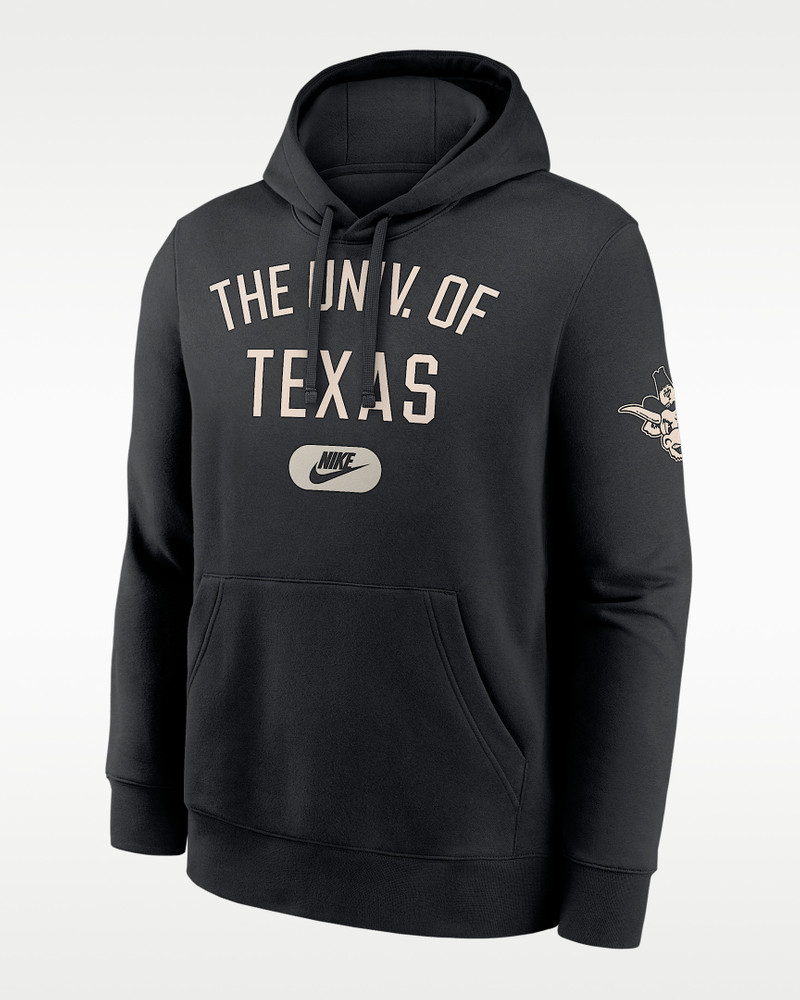 Texas Club Men's Nike College Pullover Hoodie 1