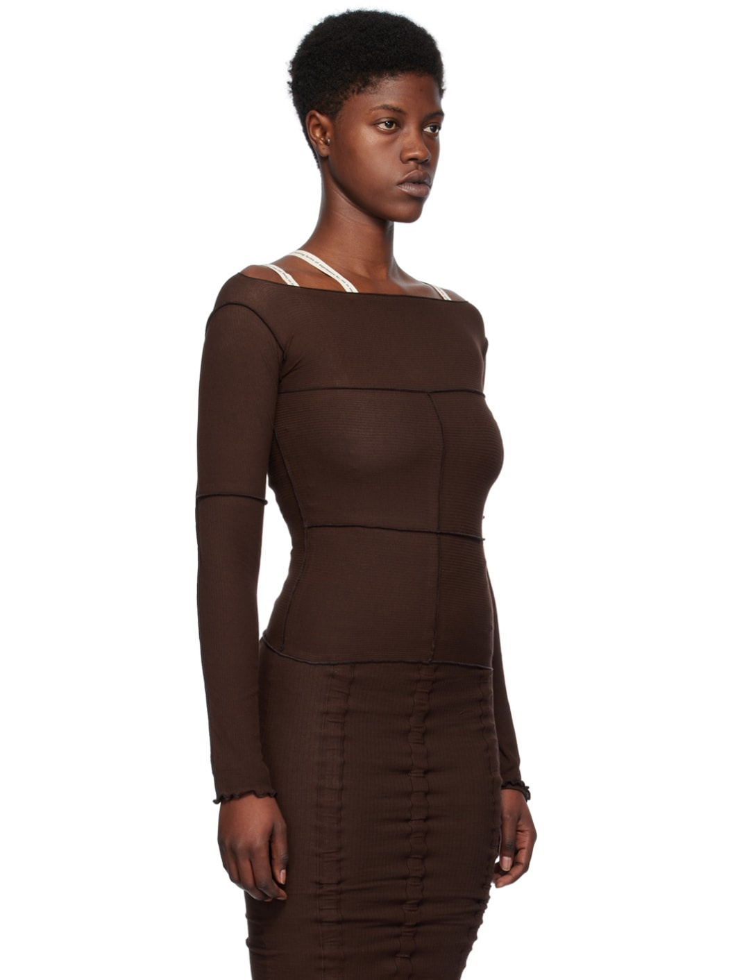 Brown Cinder Long Sleeve T-Shirt - 2