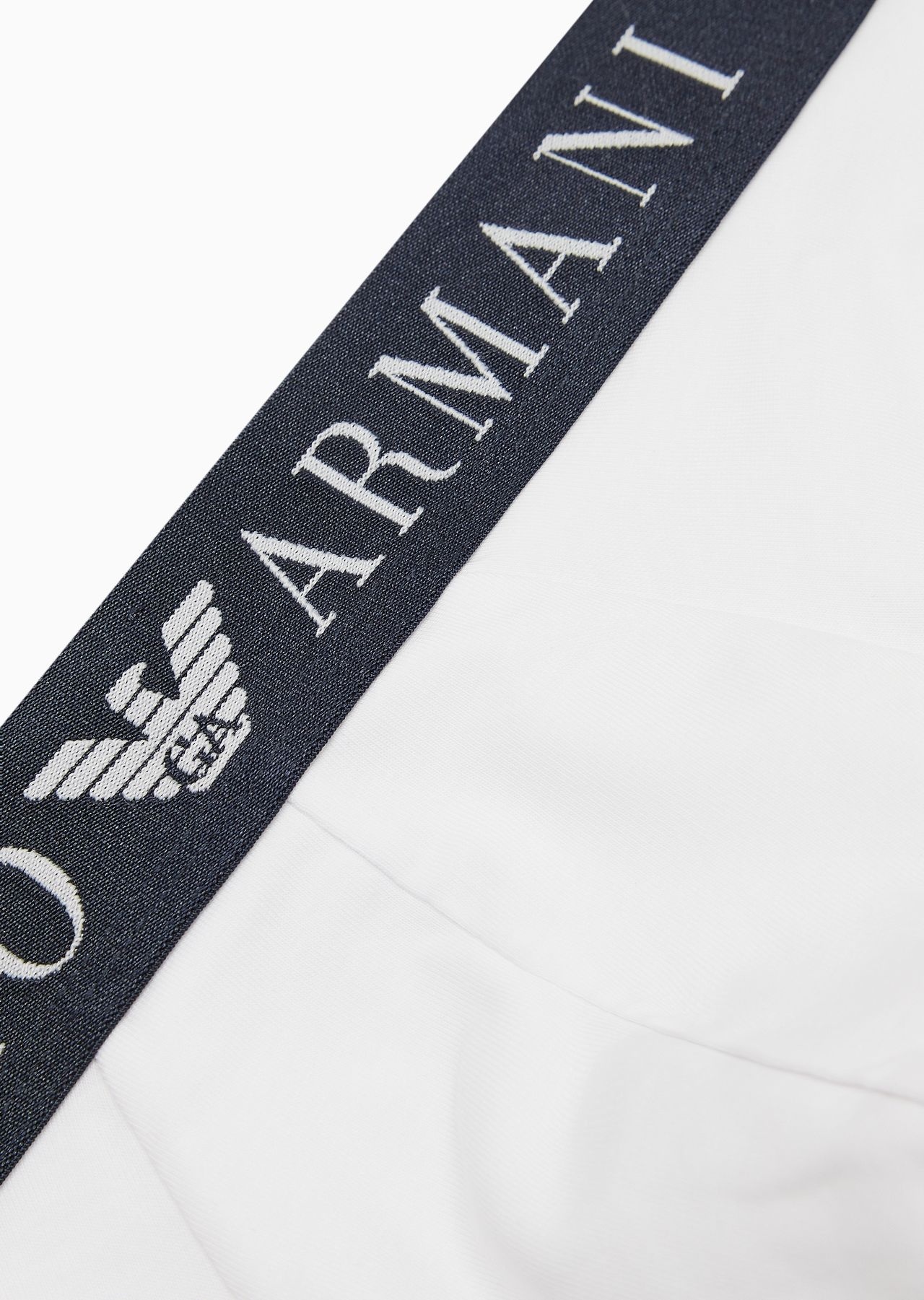 Superfine cotton briefs with logo waistband - 4