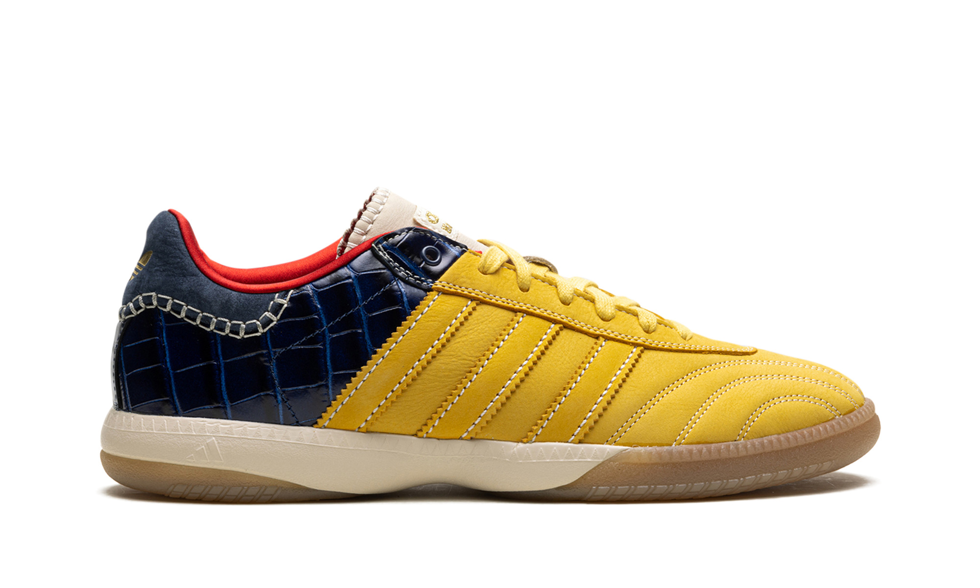 Samba Millenium "Wales Bonner - Fade Gold / Navy Croc" - 6