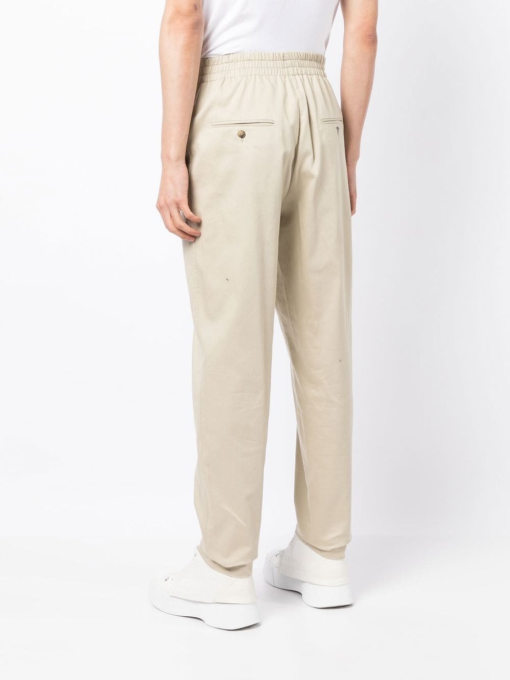 COTTON TAPERED-TROUSERS - 3