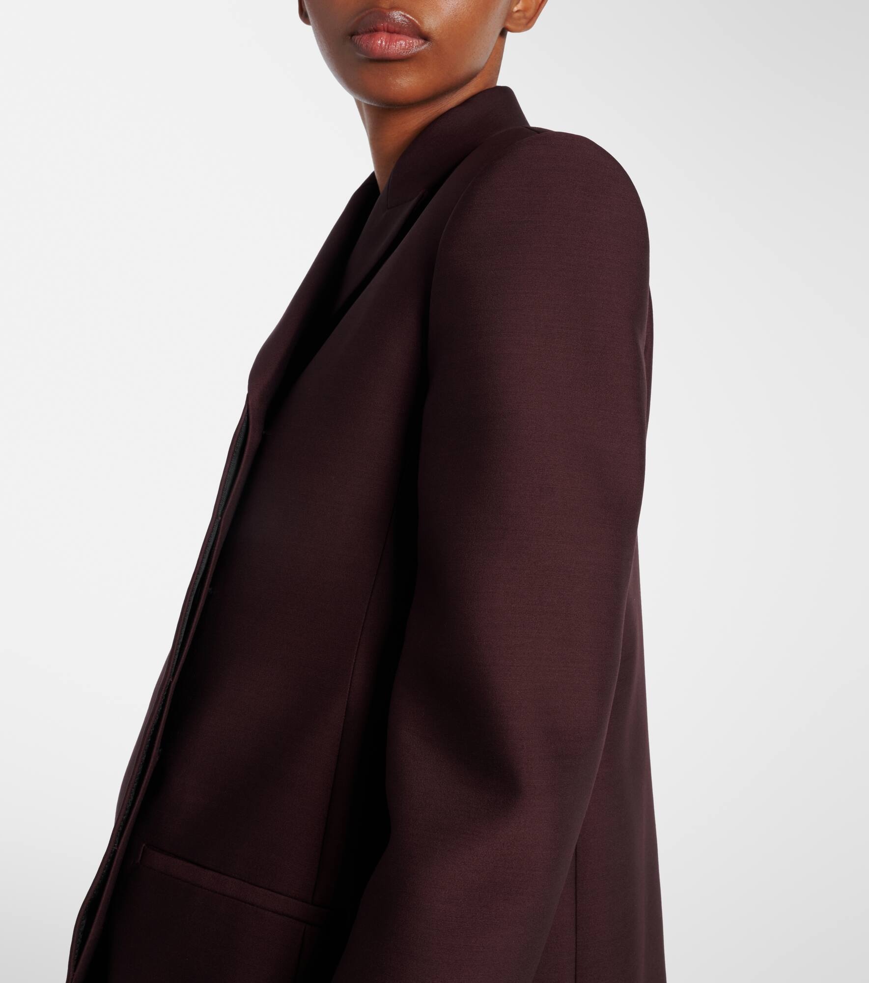 Silvannah wool and silk blazer - 5