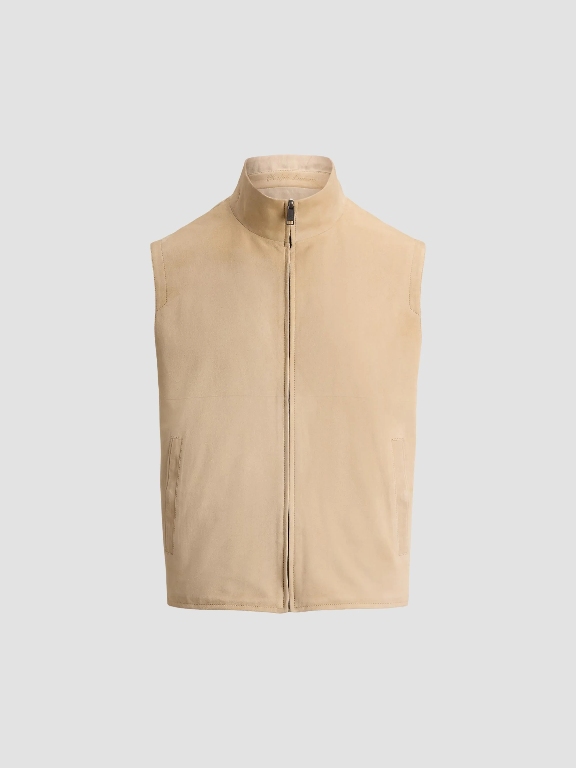 Men's Classic Suede-Jamison Vest - Champagne - 1