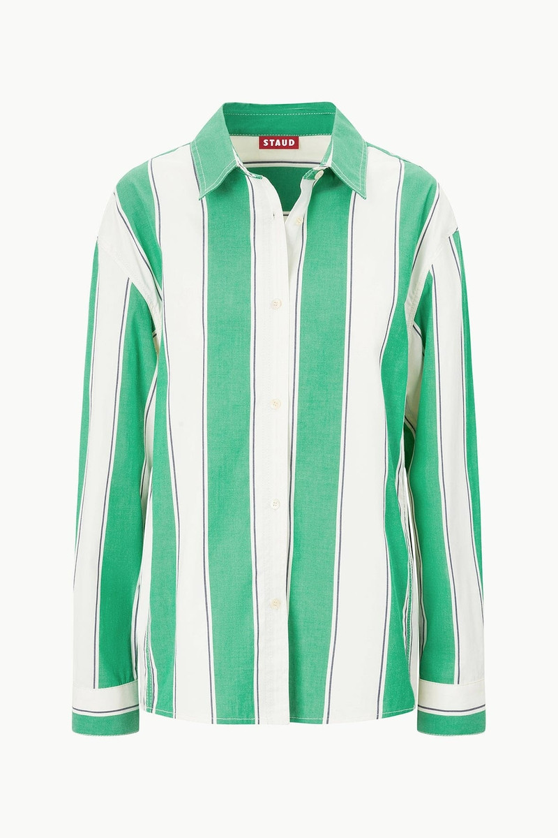 STAUD KELLY SHIRT BUNGALOW STRIPE 1